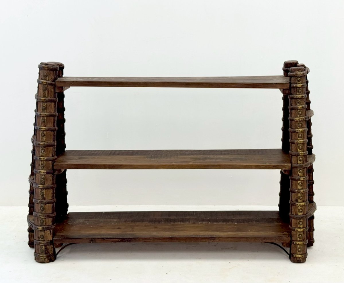 Old Building Rack Antique Wooden Rack