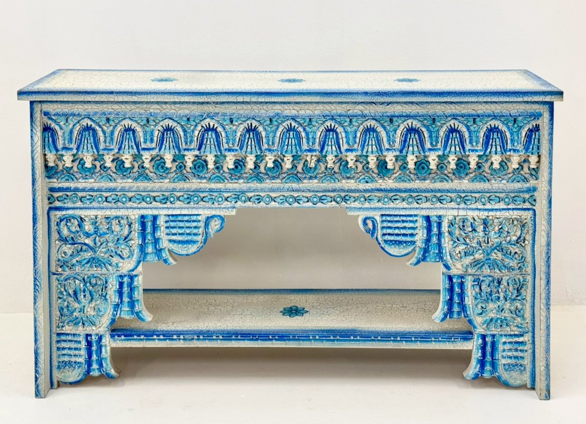 Painted Wooden Console Table