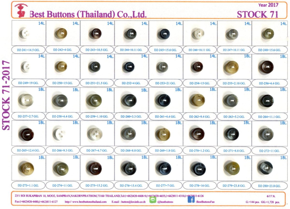 Rod/Horn Buttons