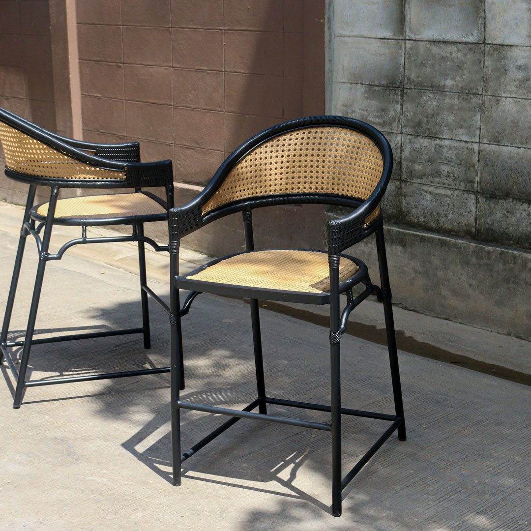 Rattan Bar chair - allmakerdesign