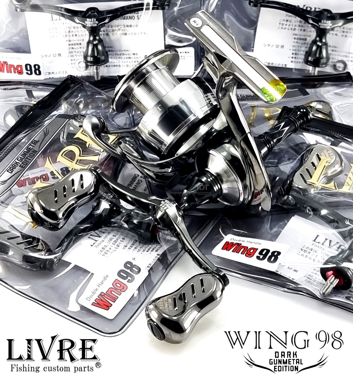 LIVRE WING98 DARK GUNMETAL LIMITED ชุดแขนลิมิเต็ด JAPAN