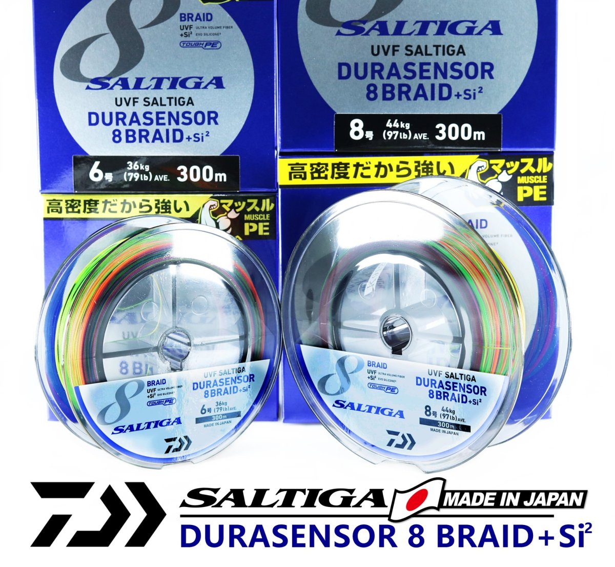 Fil De Pêche Tresse Tresses Daiwa UVF Saltiga Dura Sensor X8 Si2 Fil