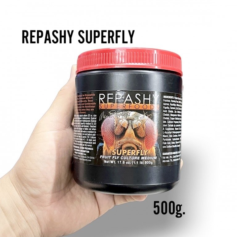 thumbnail image 2 of Repashy Superfly Fruit Fly Culture Medium – 105.6oz Jar For Raising Nutritious Drosophila Feeder Insects 2 of 9