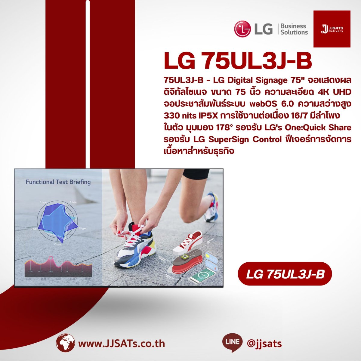 LG 75UL3J-B – จอ Digital Signage 75 นิ้ว สำหรับงานประชาสัมพันธ์ | 75 ...