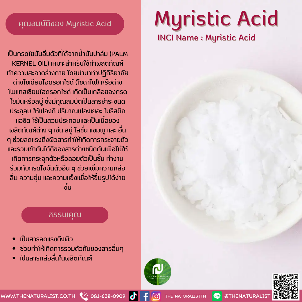 Myristic Acid thenaturalist