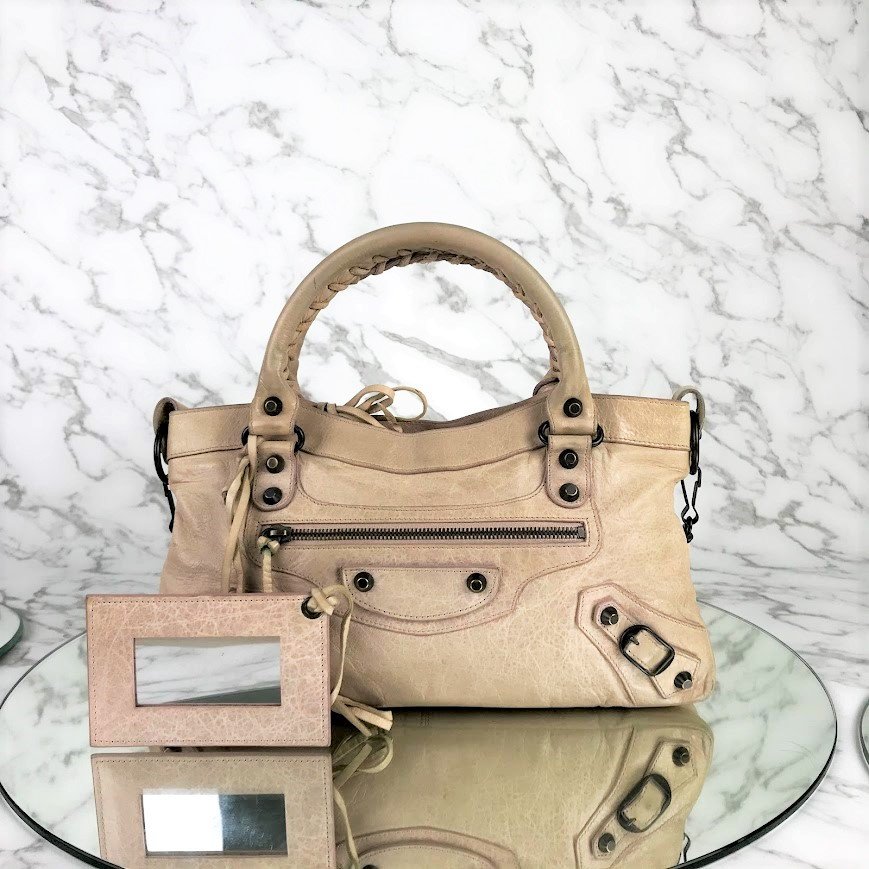 BALENCIAGA THE FIRSTアイボリー 9507 Y Yahoo!オークション