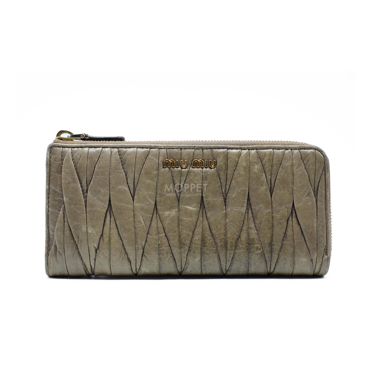小物 FW2000 MIU MIU PYTHON WALLET Python wallet Miu Miu Purple in Python - 26165580