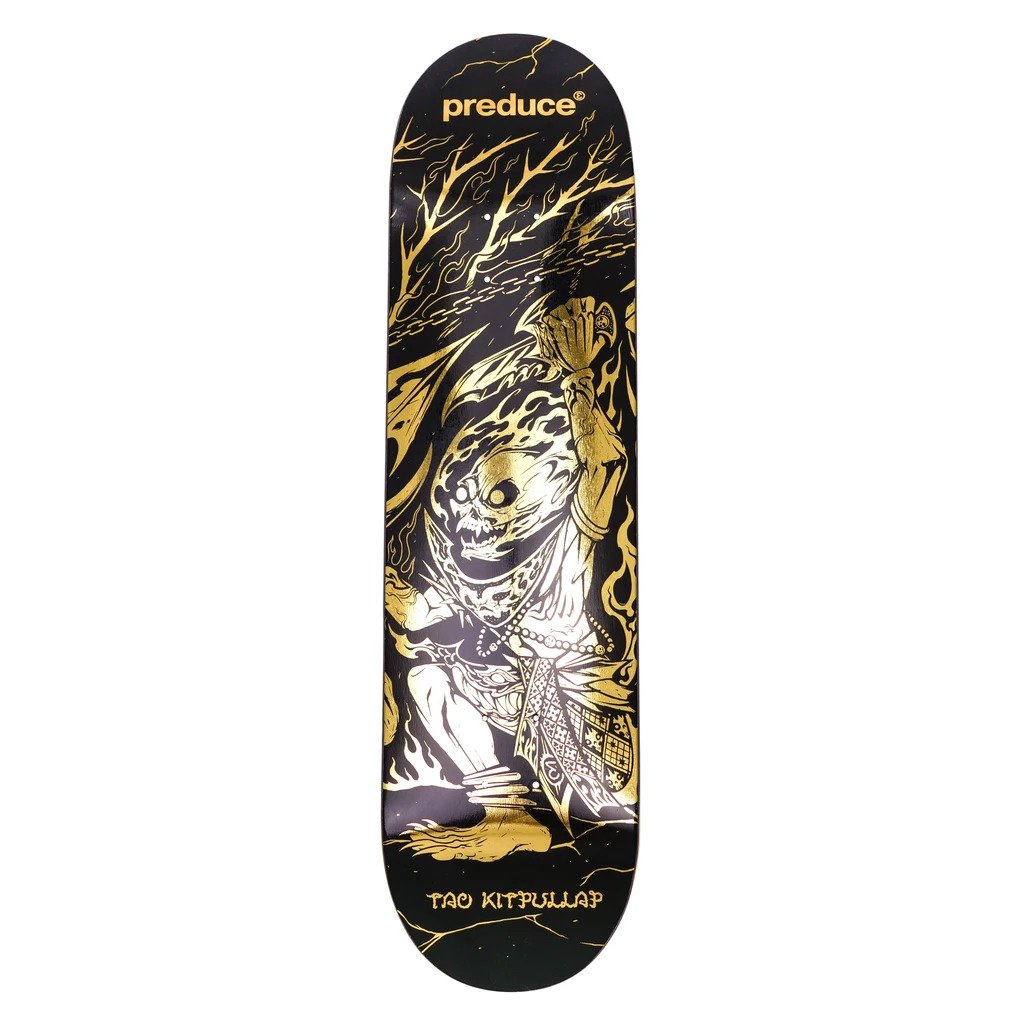 แผ่นสเก็ตบอร์ด Preduce x Montemith Tao Kitpullap Skateboard