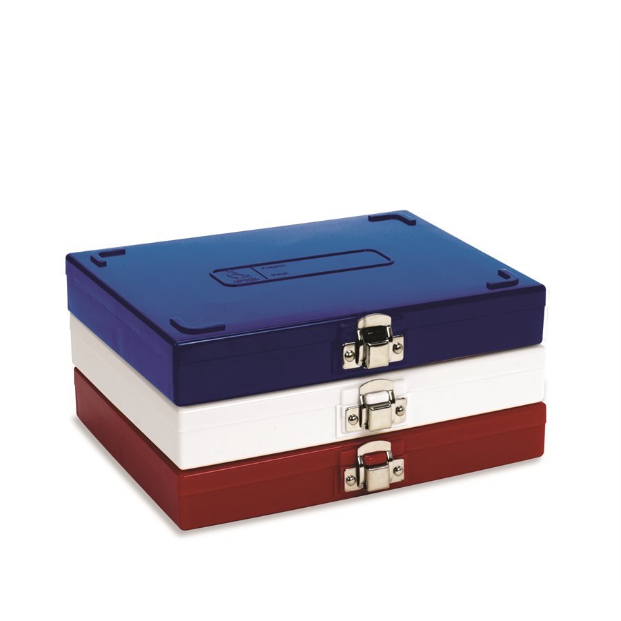 Premium Microscope Slide Box, 100Place, Foam smartscience