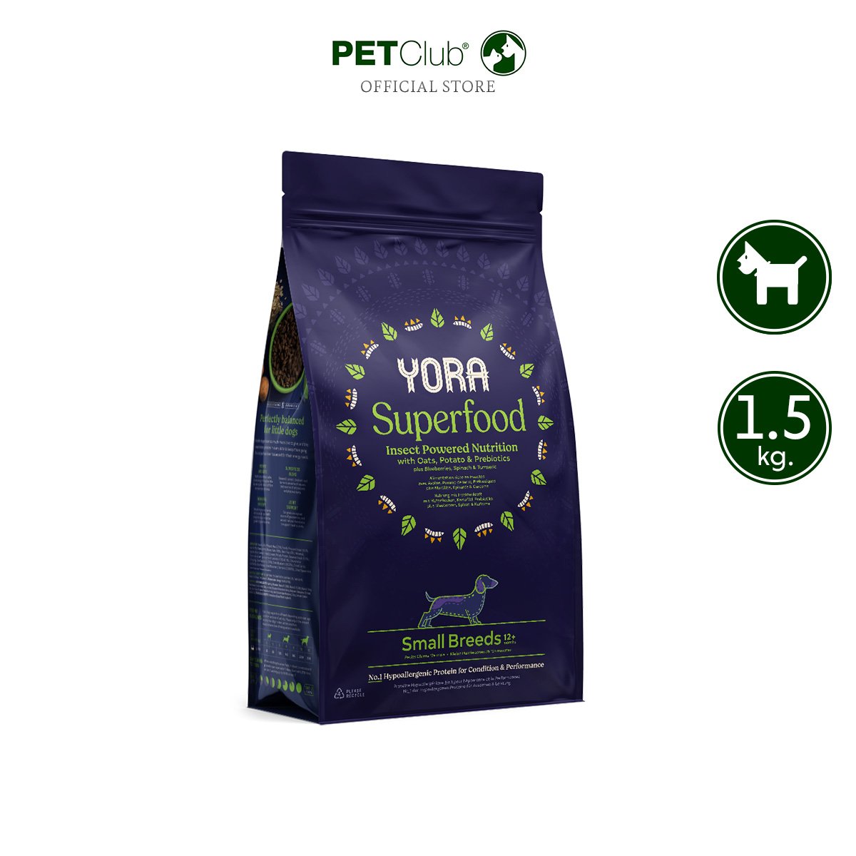 YORA Small Breeds [1.5kg] - petclub