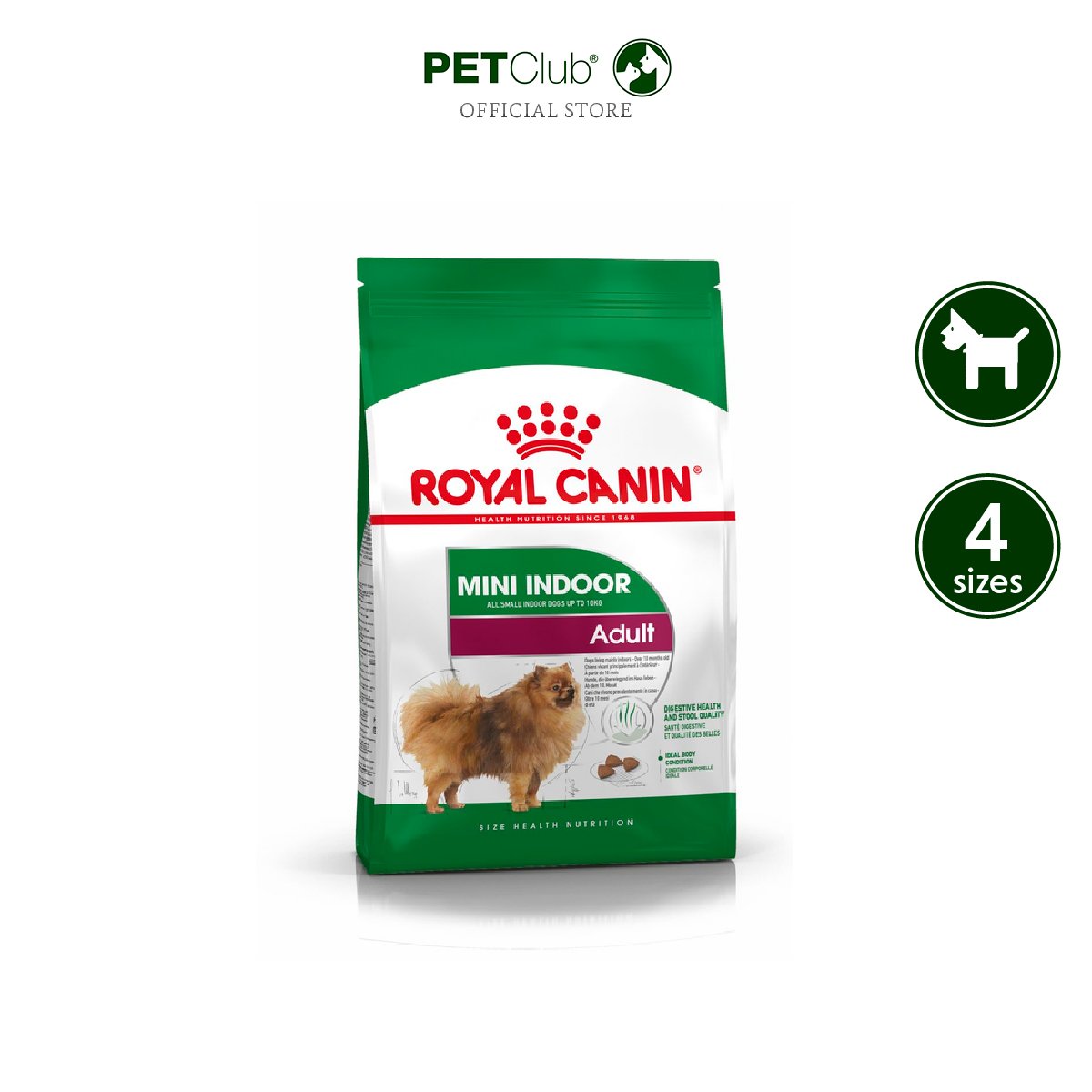 Royal Canin Mini Indoor Adult [500g.,1.5kg.,3kg.,7.5kg.]