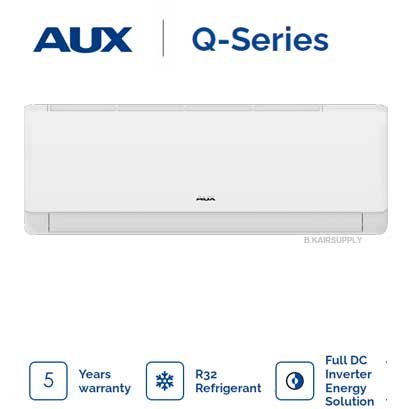 AUX Q-Series เครื่องปรับอากาศแบบติดผนัง อินเวอร์เตอร์ - bkairsupply