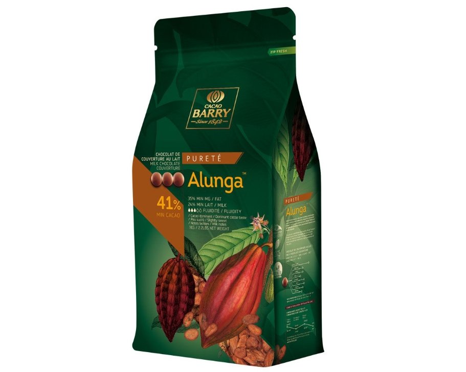 Alunga (Milk) 41% Cacao Barry Pistol 5 Kg