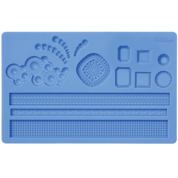 Wilton FGP Stampo In Silicone Per Gioielli Da Pasticceria – Oltre 20 Forme – Per Fondant, Pasta Di Zucchero E Ghiaccia - 5