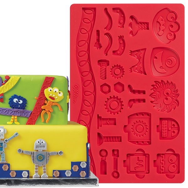 Stampo Multi Cavità Wilton FGP Mould Jewlery, Multi-Colore Stampo Silicone Decorazione Torta