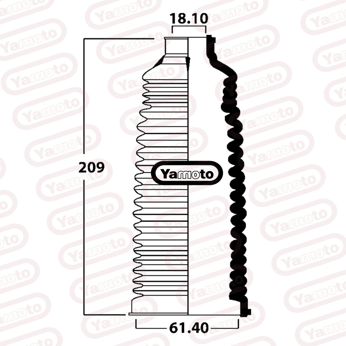 Steering Gear Boot - Yamotorubber