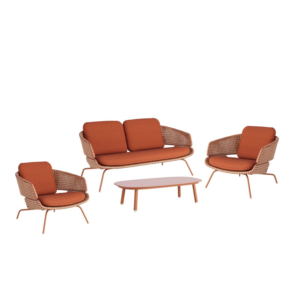 Set Phil Ru PHIL LIVING SET RUST MAT - M S Natural Design