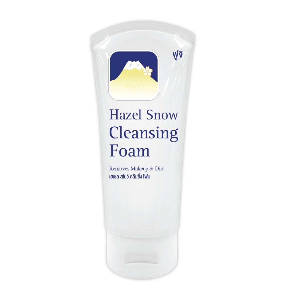 FUJI HAZEL SNOW CLEANSING FOAM เฮเซล คลีนซิ่ง โฟม