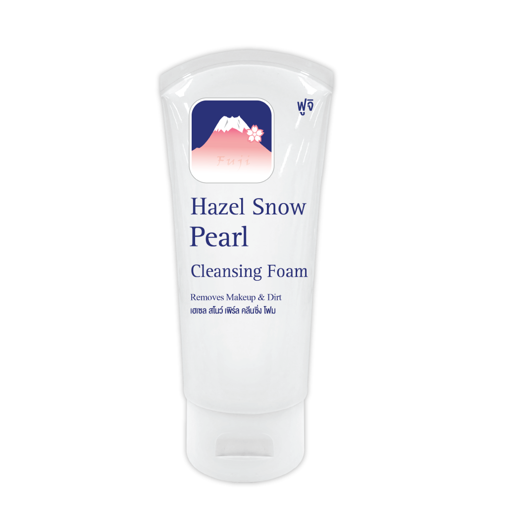 FUJI HAZEL SNOW PEARL CLEANSING FOAM ฟูจิ เฮเซล สโนว์ เพิร์ล คลีนซิ่ง โฟม