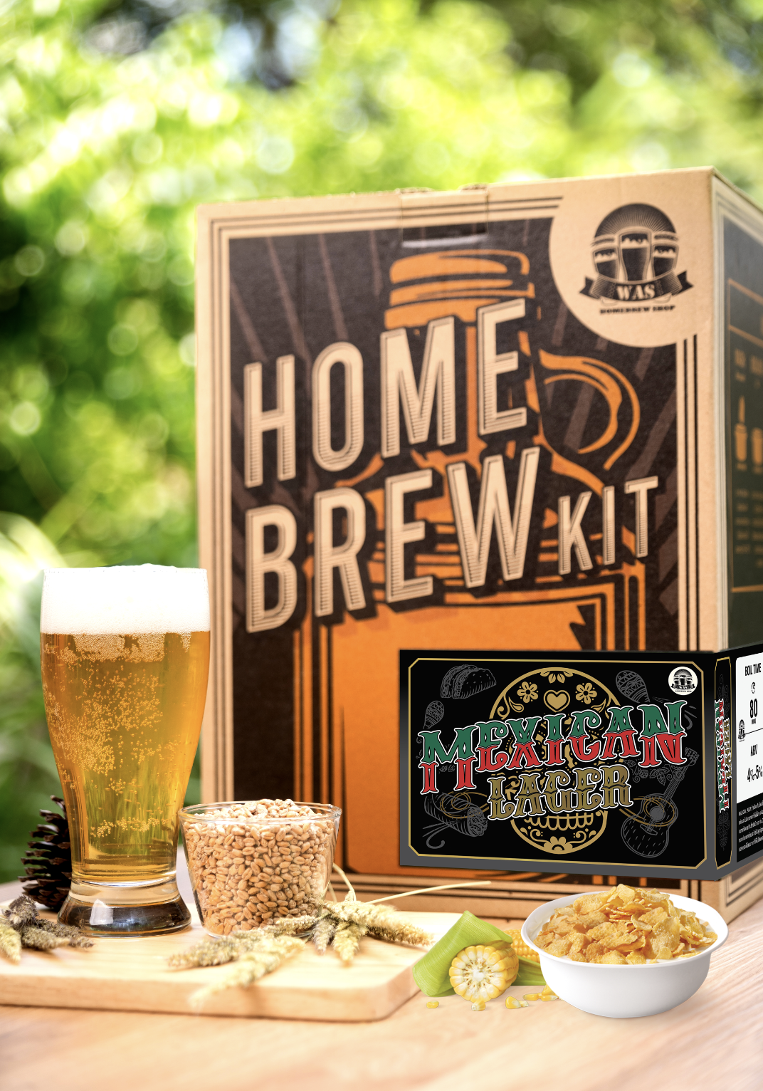 WAS HOMEBREW KIT Mexican Lager 4/10/20Liters