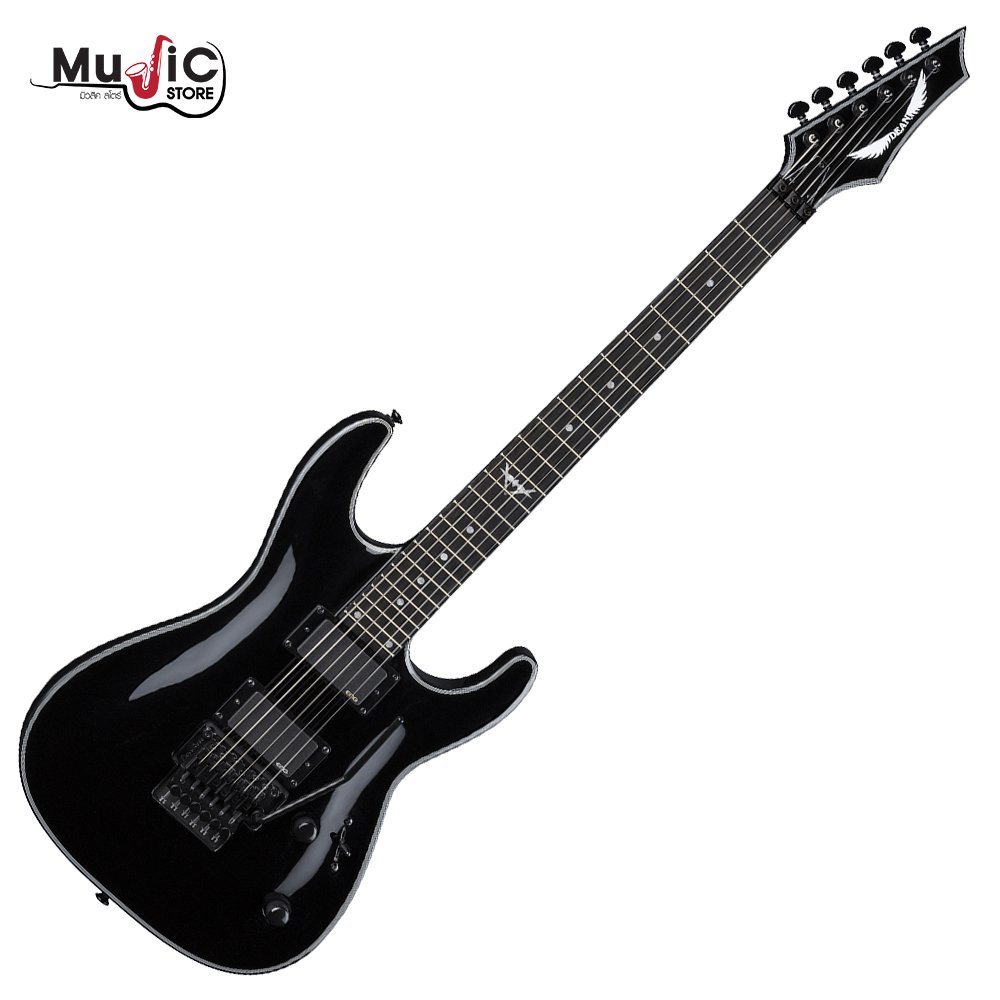Dean Custom 450 Floyd Electric Guitar - Classic Black