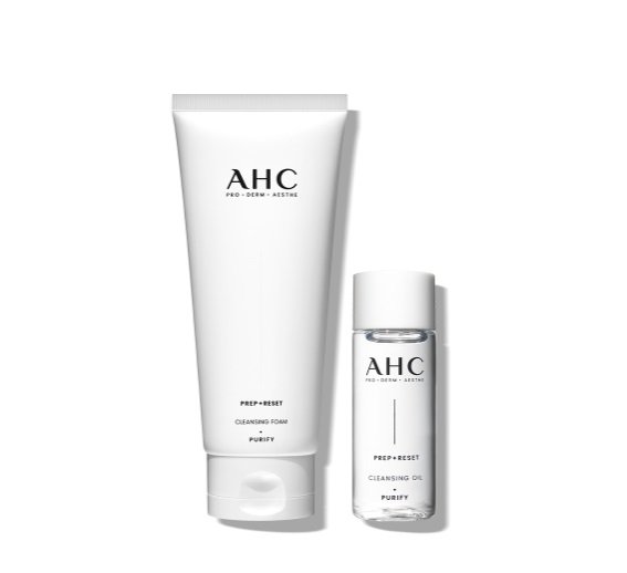 AHC Prep+Reset Cleansing Foam 150ml - testerkorea