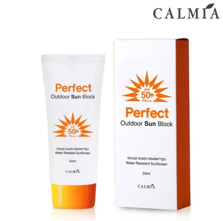 CALMIA Perfect Outdoor Sun Block SPF50+PA+++ 50ml testerkorea
