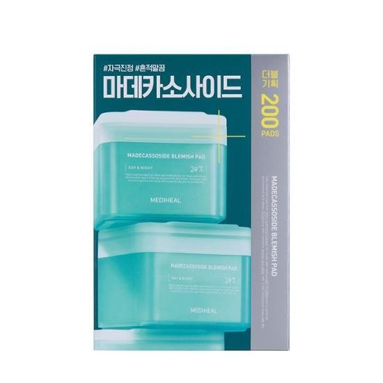 MEDIHEAL Madecassoside Blemish pad 100pcs.(+100pcs.) testerkorea