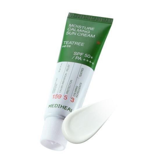 MEDIHEAL Moisture Calming Sun Cream 50g Tea TRee testerkorea