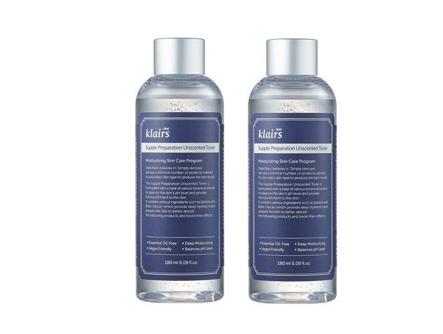 Klairs Supple Preparation Unscented Toner 180ml main image 1