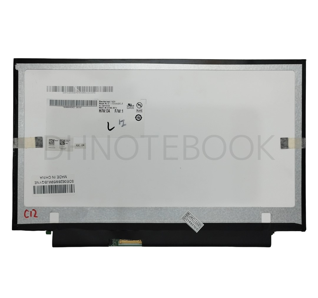 PANTALLA LED 11.6″ SLIM WXGA CONECTOR DE 40 PINES (SUJETADOR SUPERIOR