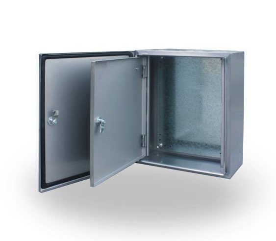 Stainless steel box with inner door - STXI | TIBOX