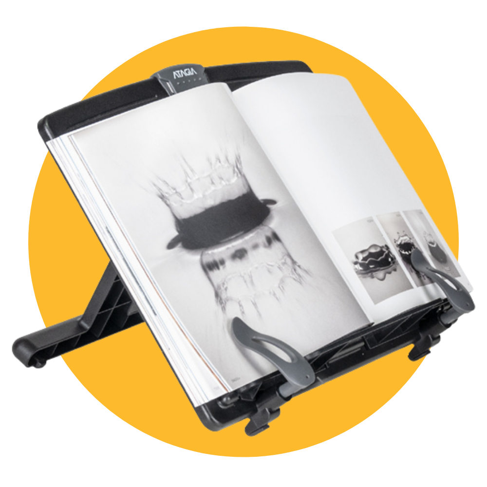 3 In 1 Book Stand Black (AIDATA)BH001B bigkidinoffice