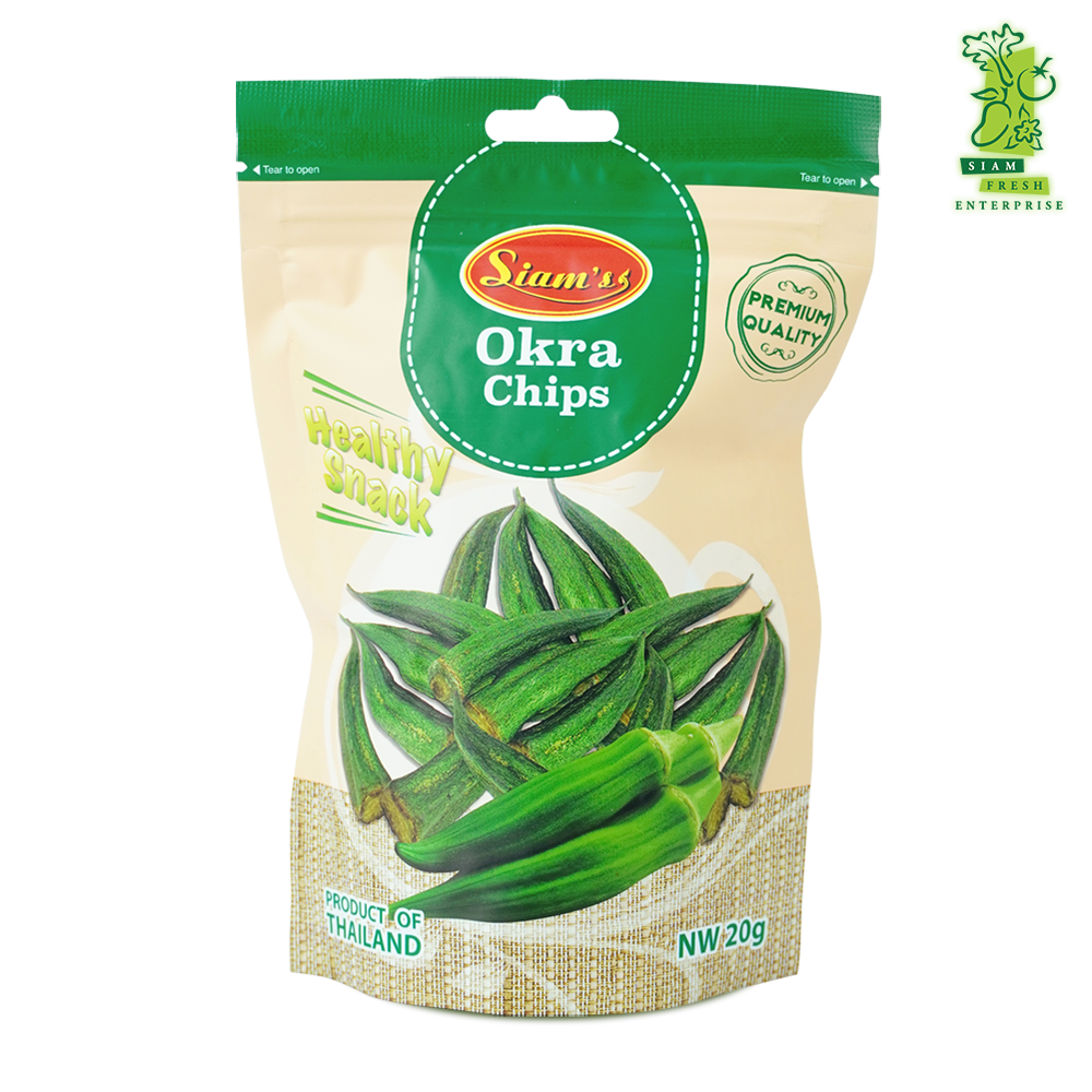 Siam Fresh⎮Siam's Okra Chips กระเจี๊ยบกรอบ