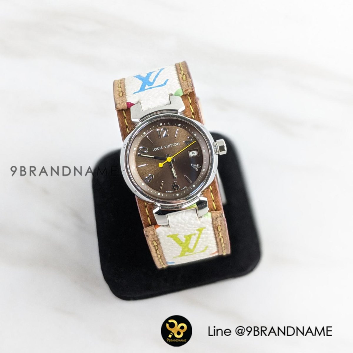 Louis Vuitton Q1211 TAMBOUR QUARTZ MULTICOLOR 51065 display picture 1