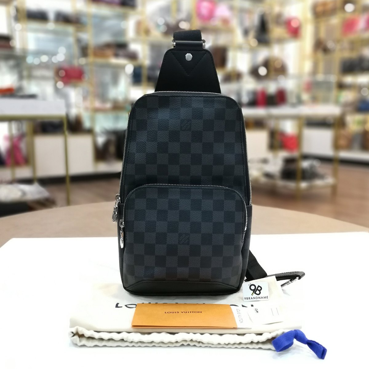 Louis Vuitton\u200b Avenue Sling\u200b Bag\u200b Damier\u200b Graphite Canvas\u200b N41719 -  9brandname