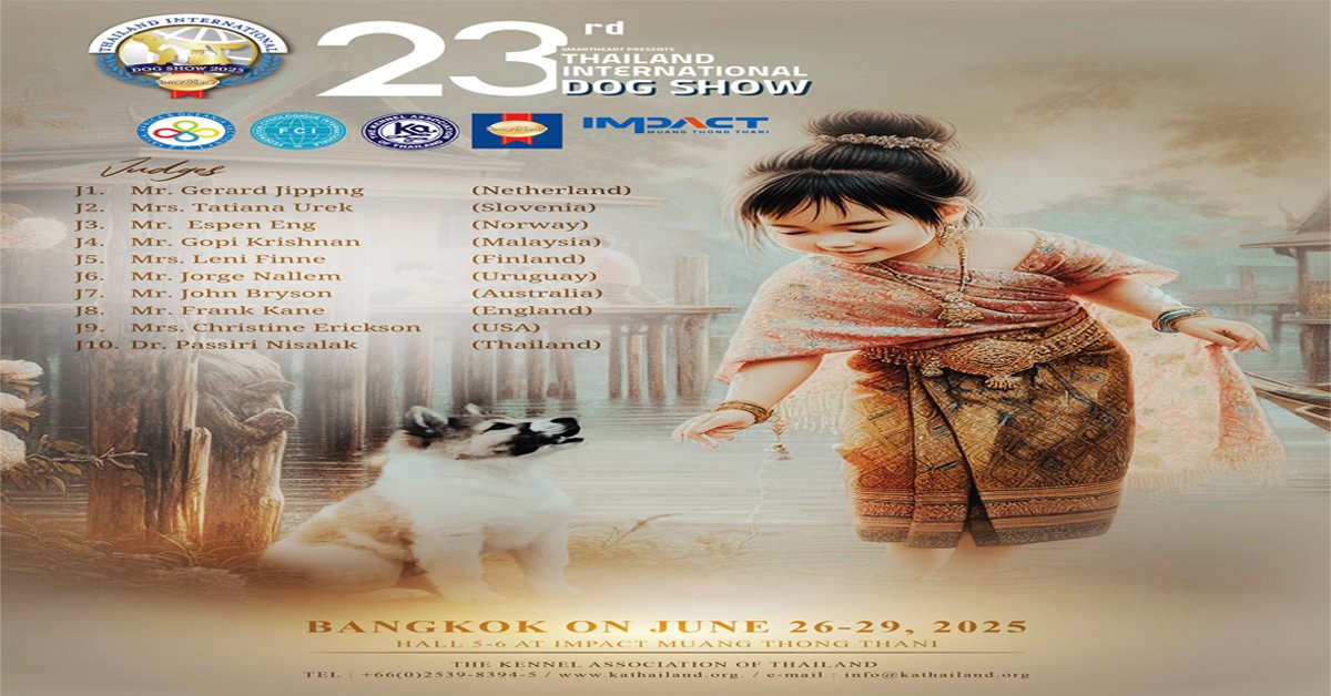 SmartHeart Presents Thailand International Dog Show 2025