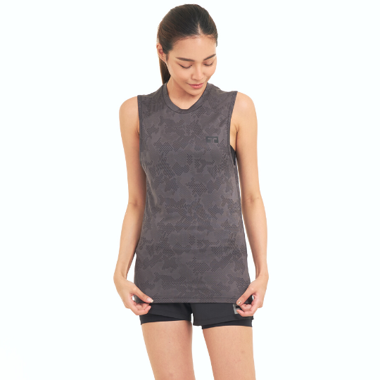 TL Distance Sleeveless Shirt Grey