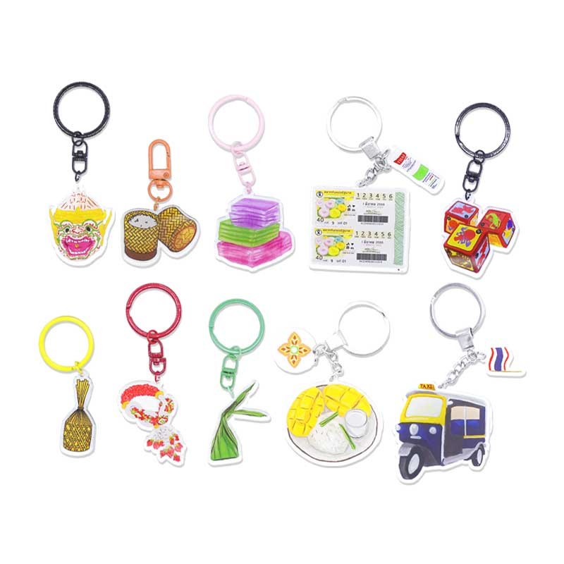 Thai Object Keychain | Muse Shop by Museum Siam - museshop