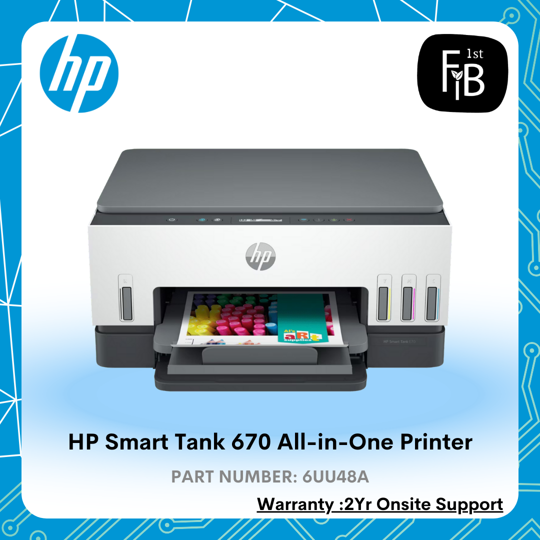 HP Smart Tank 670 All-in-One Printer - firstinterbusiness