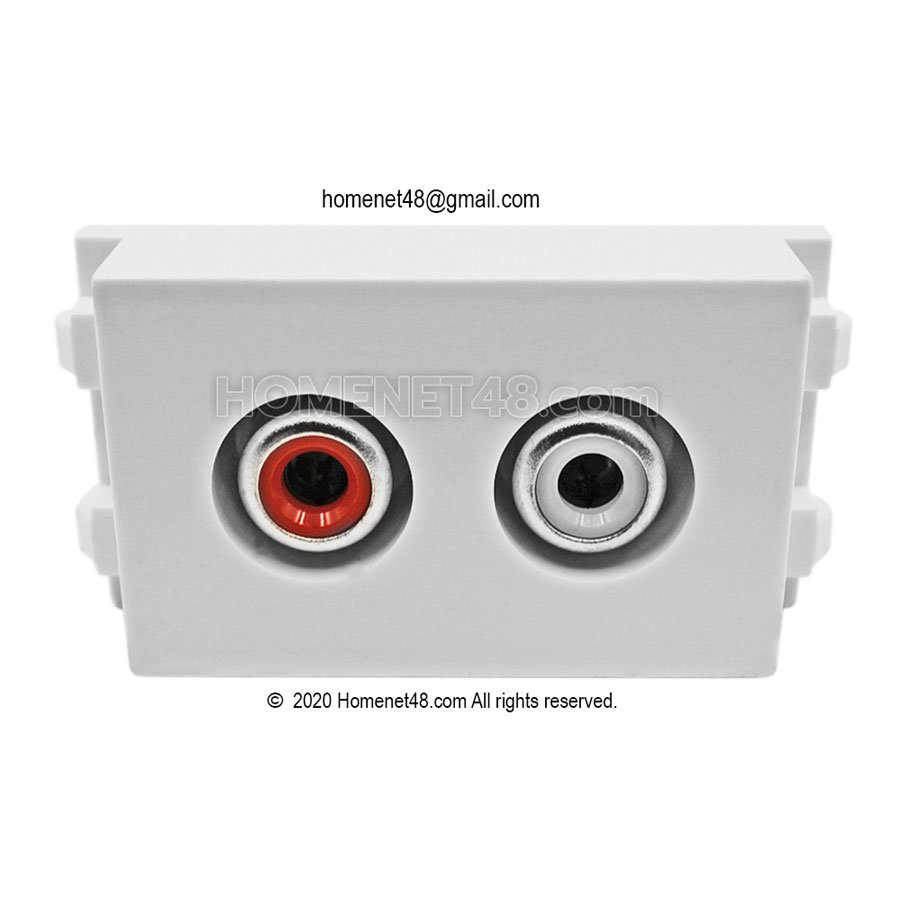 เต้ารับ HDMI (4K) USB VGA AV ใส่หน้ากาก Pana ได้ - homenet48