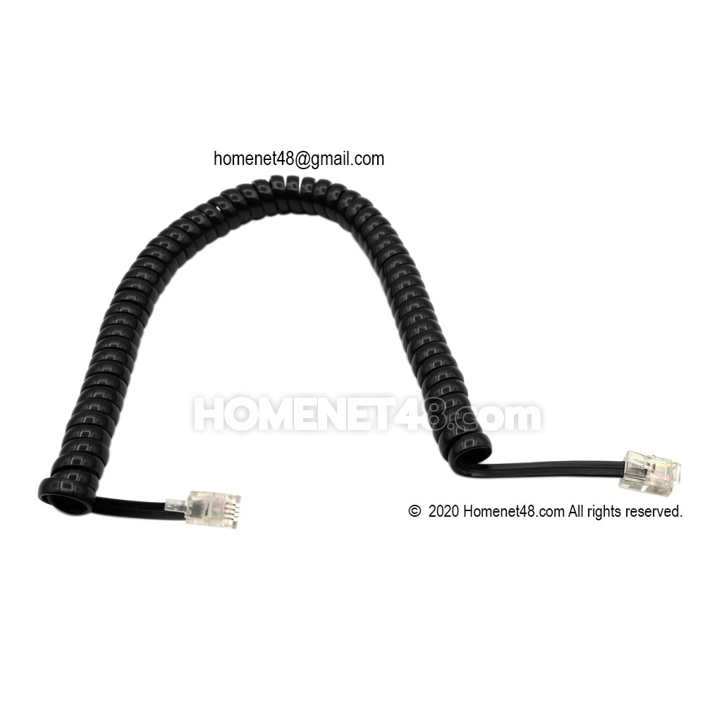 Headphone cable, Telephone cable, length 30 cm.