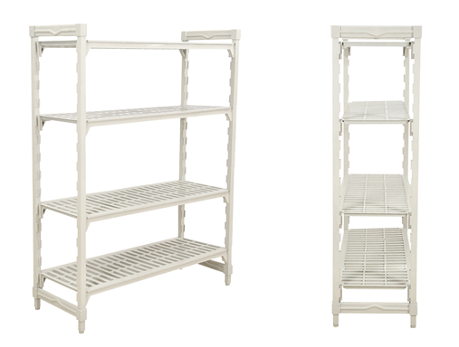 4 Tier Slotted Shelf