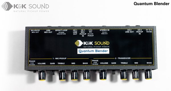 K&K Quantum Blender Preamp - acousticvilla