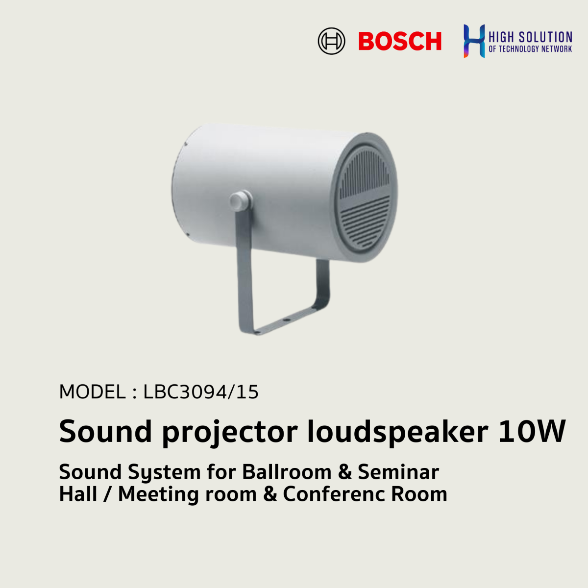 LBC3094/15 BOSCH Sound projector loudspeaker, 10W / Sound System for ...