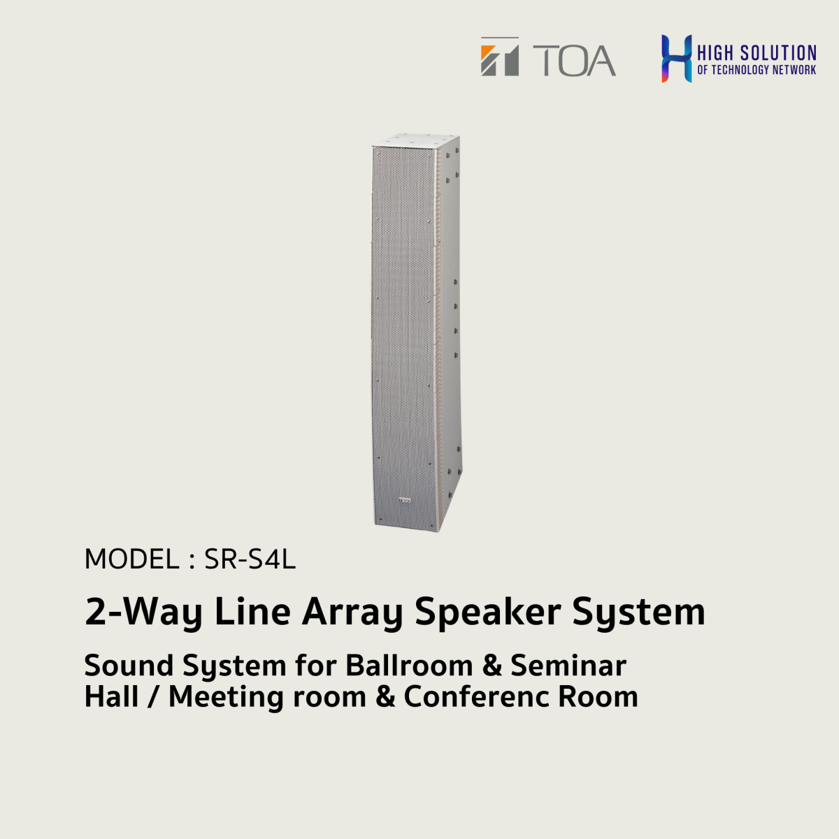 SR_S4L_2_Way_Line_Array_Speake