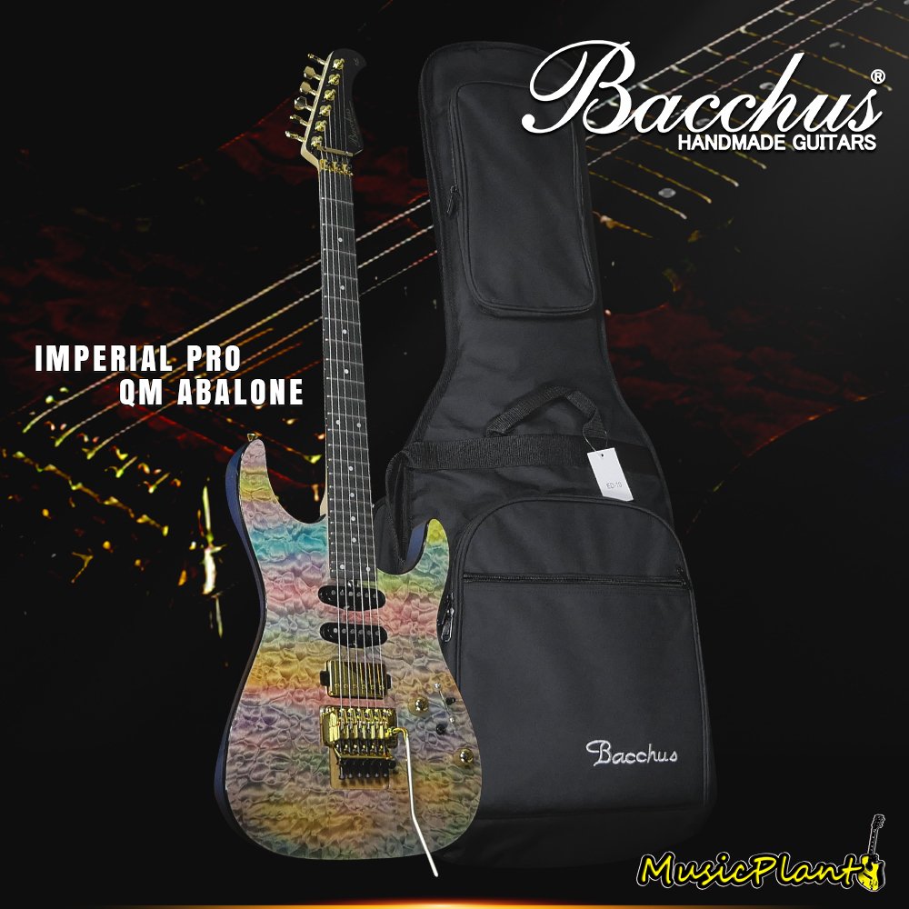 Bacchus กีตาร์ไฟฟ้า รุ่น Imperial Pro QM Abalone (Limited Edition) -  musicplant