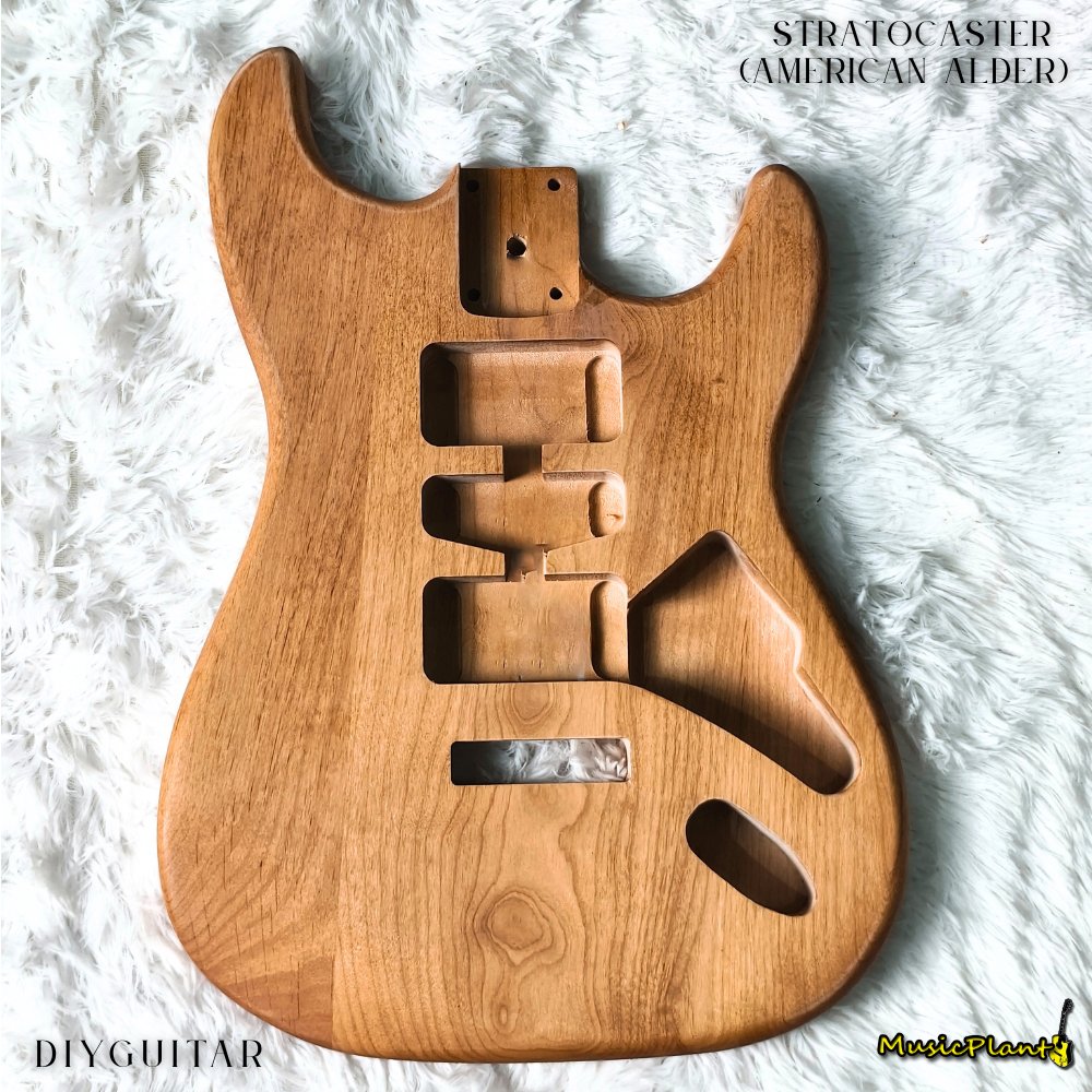 DIY กีตาร์ทรง Strat Neck / Body (ซื้อแยกชิ้นได้)