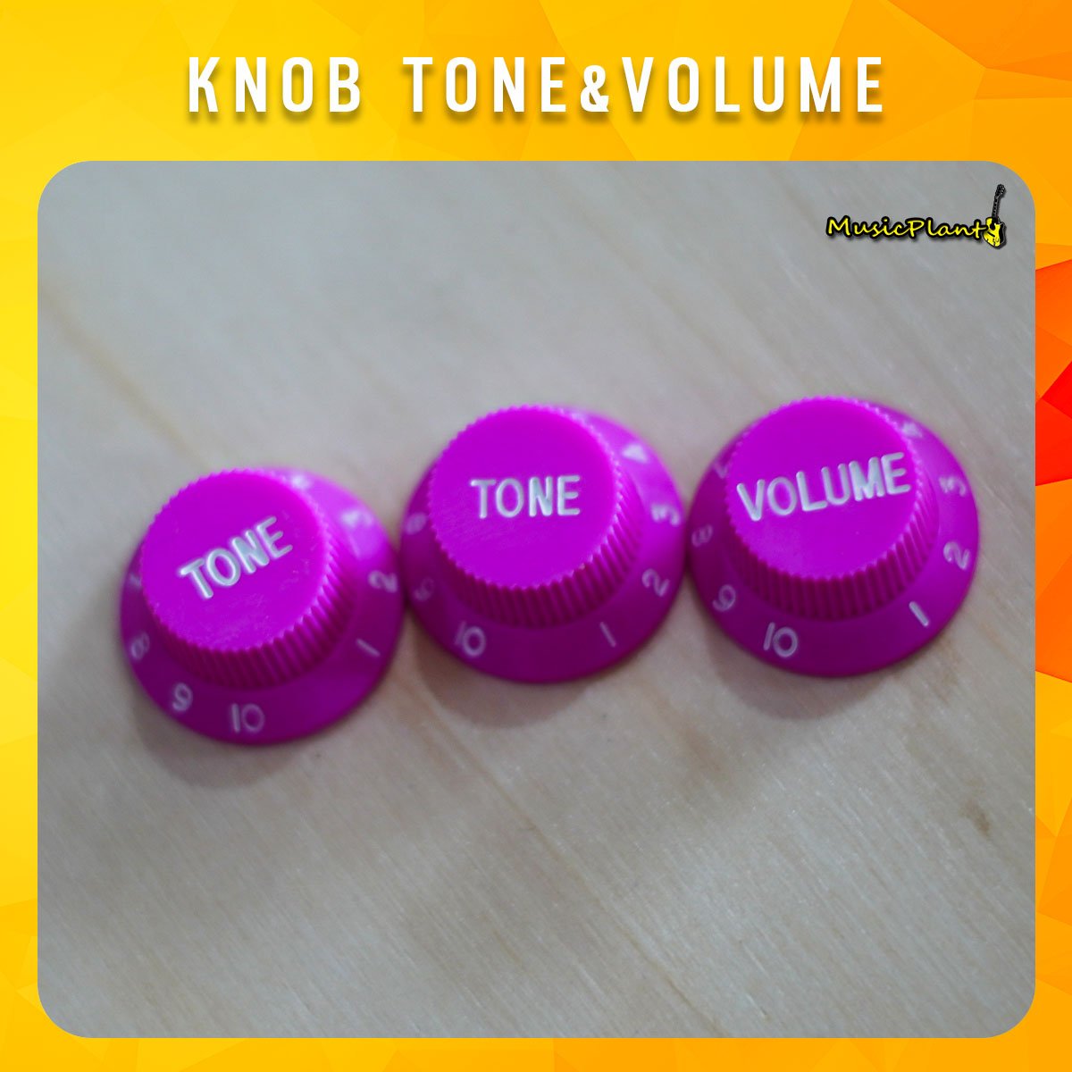Guitar Knob ฝาครอบวอลลุมกีตาร์ ทรง Strat