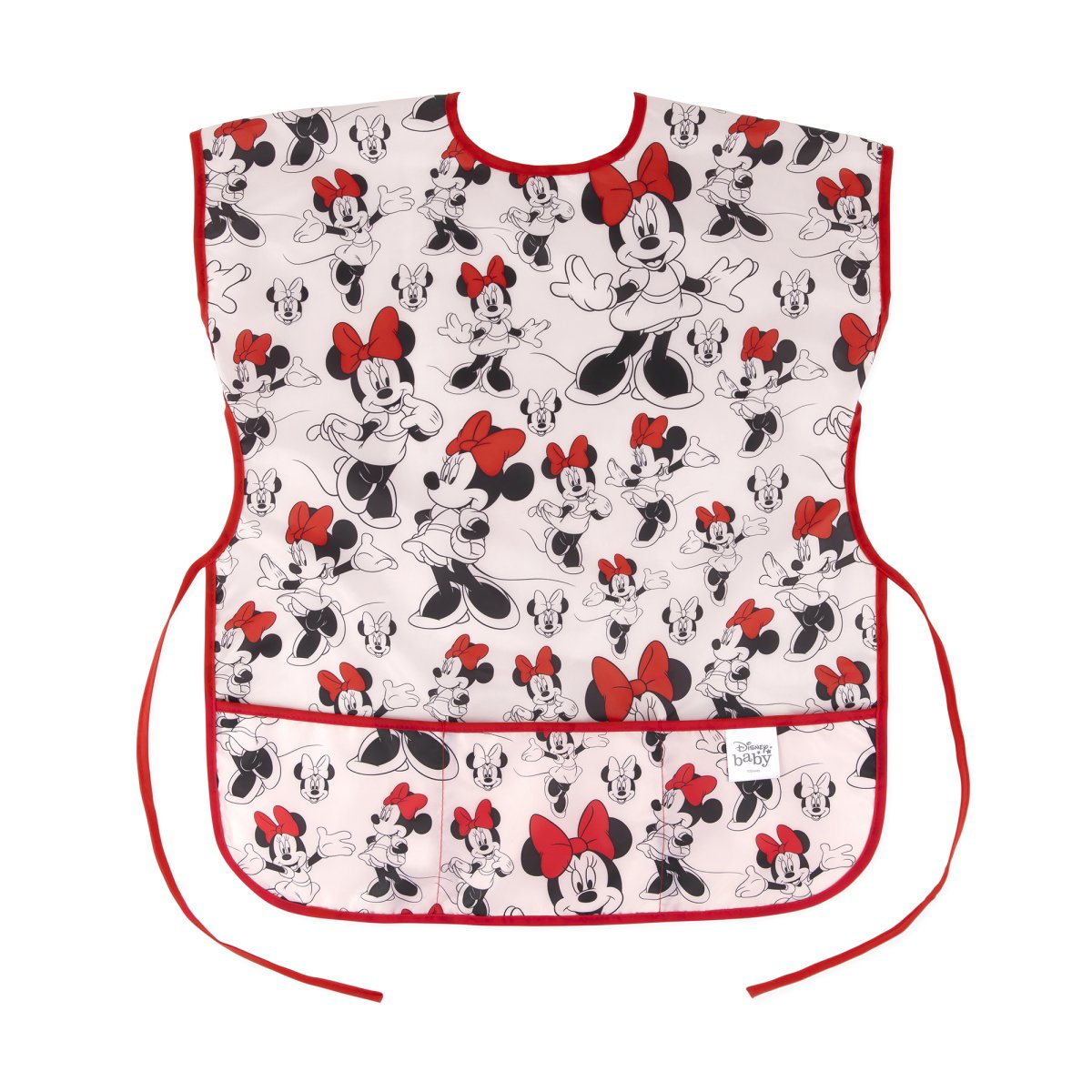 Bumkins Short Sleeve Smock, Toddler Reusable Waterproof Bib For Girls And Boys Ages 3-7 Years, Junior Childrens, Kids Paint Apron, Arts, Crafts And Play With Pocket, Soft Fabric, Rainbows Blue